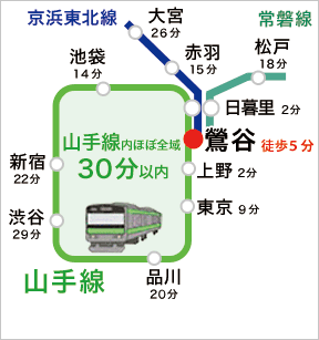 犬のしつけ教室DOGLYアクセス路線図